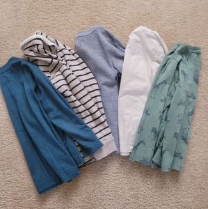 BUNDLE of 5!Long sleeve boy's shirts / size 4t/all excellent used condition!